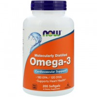 Now  Omega-3 1000 мг 200 кап. омега